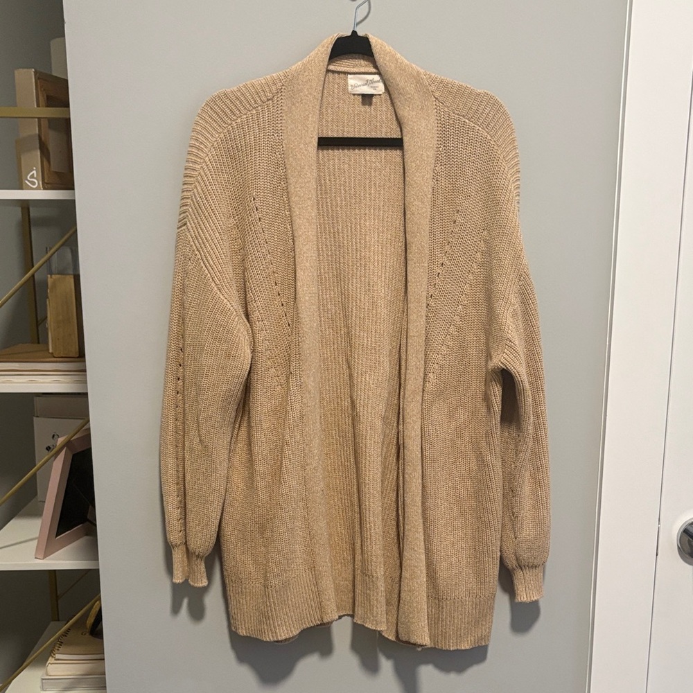 Universal Thread Women's Tan Cardigan with Pockets